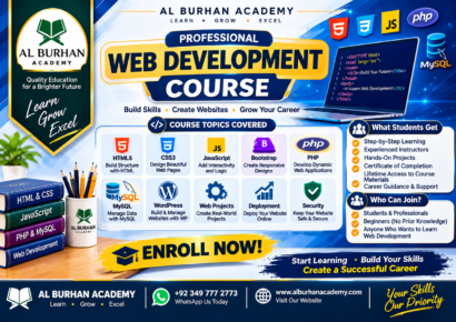 Web Designing Course at Al Burhan Academy