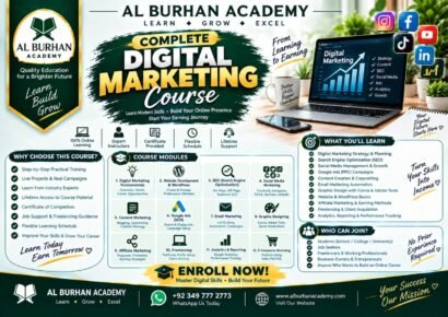 Student learning Digital Marketing Course Online