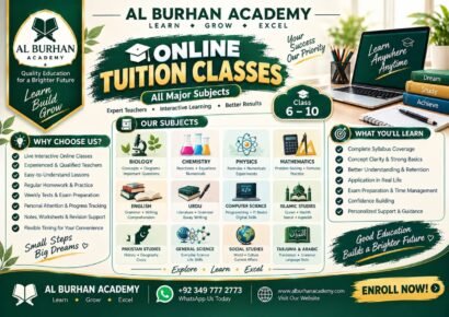 Student taking Online Tuition Classes for Math and Science