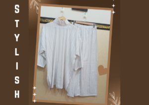 Elegant Off-Light Two-Piece Suit for Women