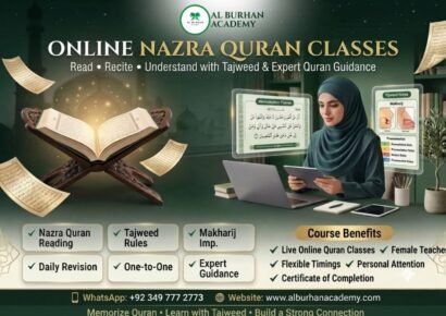 Online Nazra Quran Classes at Al Burhan Academy