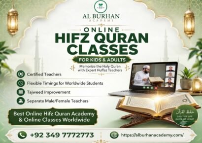 Online Hifz Quran Course for kids and adults at Al Burhan Academy