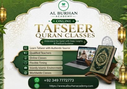 Online Tafseer Course at Al Burhan Academy for understanding the Holy Quran