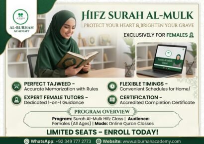 Hifz Surah Al-Mulk Online Course for Females