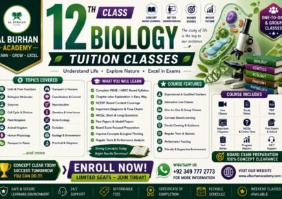 12th Class Biology Easy Expert Online Tuition