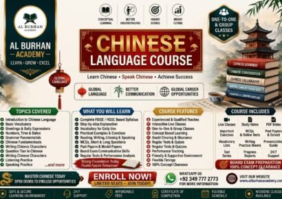 Chinese Language Course Online – Al Burhan Academy