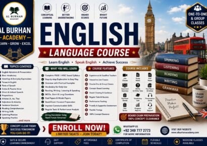 English Language Course Online – Al Burhan Academy