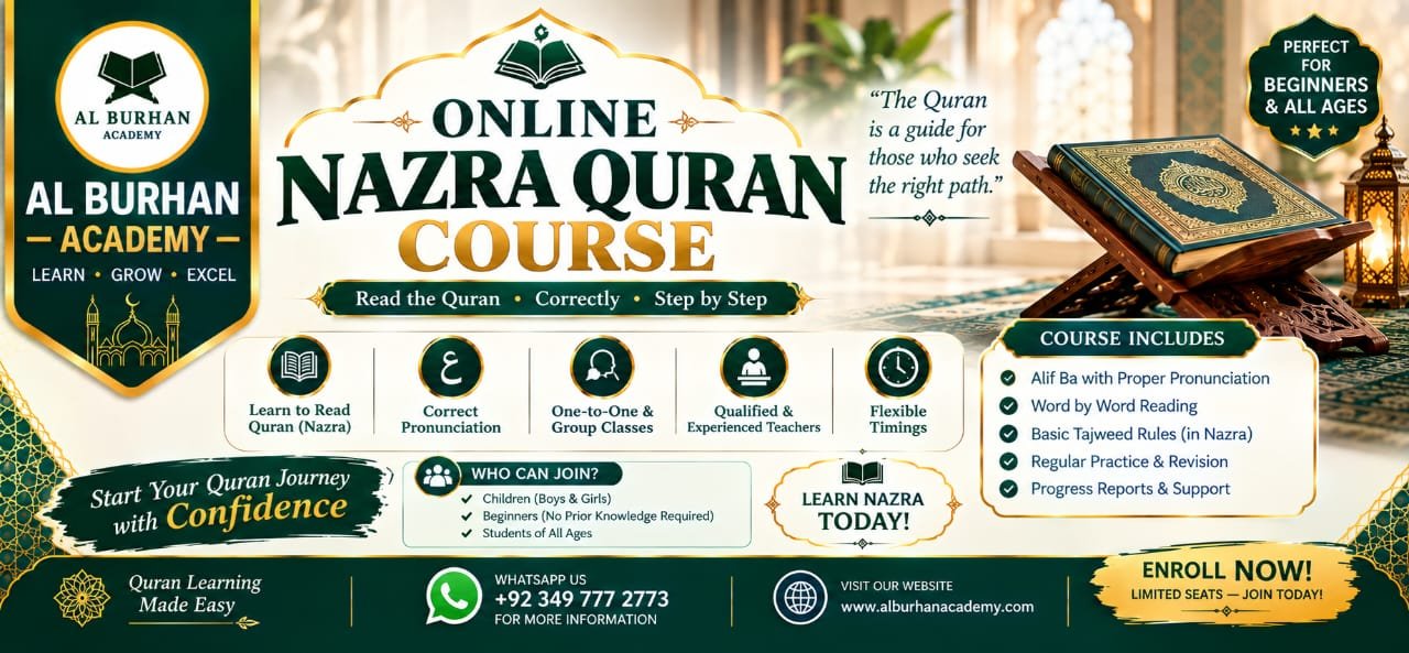 Learn Quran Reading – Online Nazra Quran Classes