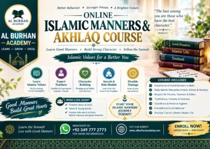 Islamic Manners & Akhlaq Course online