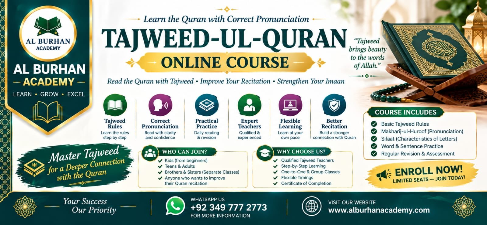 Basic Tajweed Rules for Correct Quran Recitation