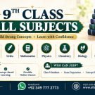 9th Class All Subjects online tuition at Al Burhan Academy